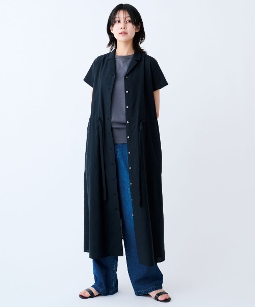 THREE FIFTY STANDARD（スリーフィフティースタンダード）の「ＴＨＲＥＥ　ＦＩＦＴＹ　ＳＴＡＮＤＡＲＤ　やわらかな着ごこちのシルク混タンクトップ（タンクトップ・レディース・チャコールグレー/チョコ/オフホワイト・LL/L/M）」の4枚目の写真