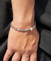 SunKu(サンク)の「SunKu/サンク Silver Pipe Beads Bracelet シルバー パイプ ビーズ ブレスレット ビンテージ ヴィンテージ アンティーク調 アメカジ メンズ レディース 秋 秋服 2026年秋冬(ブレスレット)」