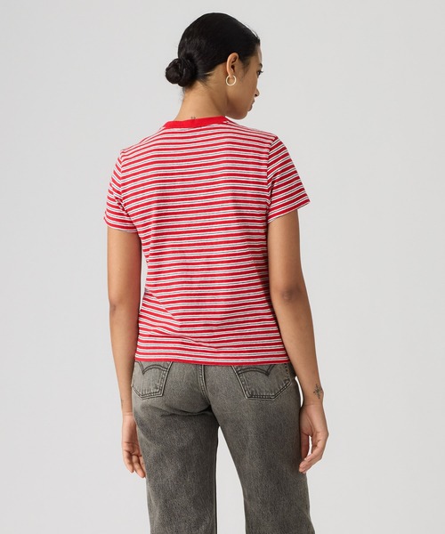 Levi's(リーバイス)の「Levi's/リーバイス スラブTシャツ(Tシャツ/カットソー・レディース・レッド・XS/M/S)」の3枚目の写真