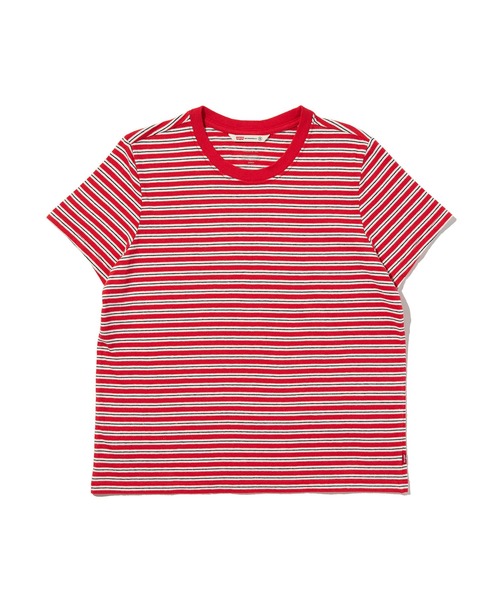 Levi's(リーバイス)の「Levi's/リーバイス スラブTシャツ(Tシャツ/カットソー・レディース・レッド・XS/M/S)」の4枚目の写真