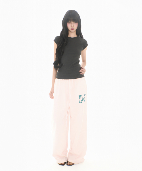MIRECO(ミレコ)の「CALI SWEAT PT BABY PINK(スウェットパンツ・レディース・その他・FREE)」の3枚目の写真