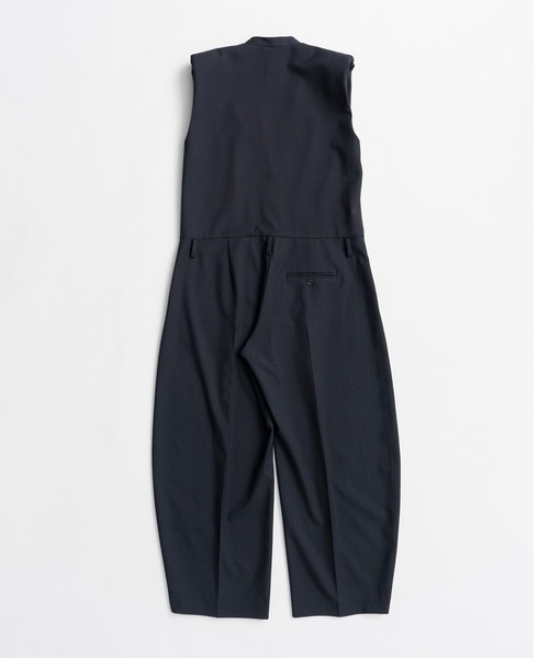 PRANK PROJECT(プランクプロジェクト)の「【2026Autumn Pre-Order】スーチングワイドジャンプスーツ / Suiting Wide Jumpsuit(つなぎ/オールインワン・レディース・グレイッシュベージュ/ネイビー・38/36)」の13枚目の写真