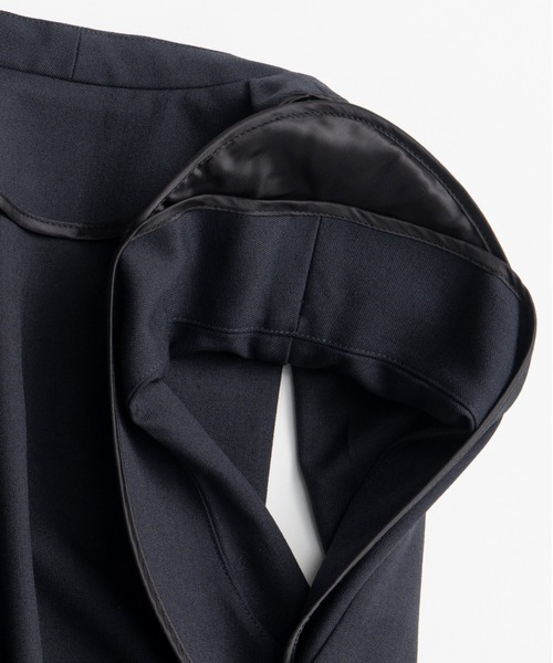 PRANK PROJECT(プランクプロジェクト)の「【2026Autumn Pre-Order】スーチングワイドジャンプスーツ / Suiting Wide Jumpsuit(つなぎ/オールインワン・レディース・グレイッシュベージュ/ネイビー・38/36)」の15枚目の写真