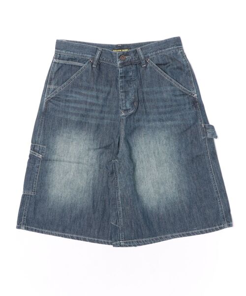 GREEN BOWL(グリーンボウル)の「グリーンボウル【GREEN BOWL】Denim Washing Bermuda shorts/バミューダショーツ(デニムパンツ・レディース・インディゴブルー・M/L)」の10枚目の写真