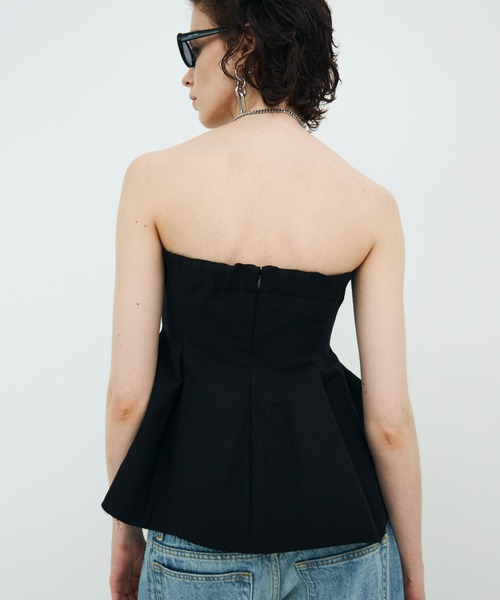 JOSE MOON(ジョゼムーン)の「CONTRAST BUSTIER/コントラストビスチェ(その他トップス・レディース・ブラック・38/36)」の5枚目の写真