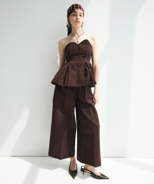 JOSE MOON(ジョゼムーン)の「CONTRAST BUSTIER/コントラストビスチェ(その他トップス・レディース・ブラック・38/36)」の19枚目の写真