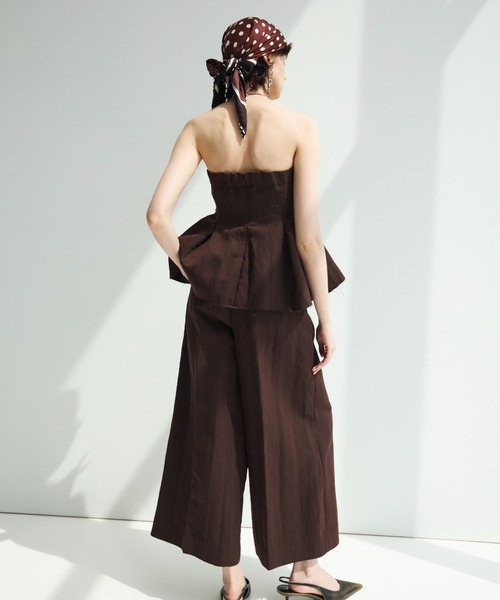 JOSE MOON(ジョゼムーン)の「CONTRAST BUSTIER/コントラストビスチェ(その他トップス・レディース・ブラック・38/36)」の22枚目の写真