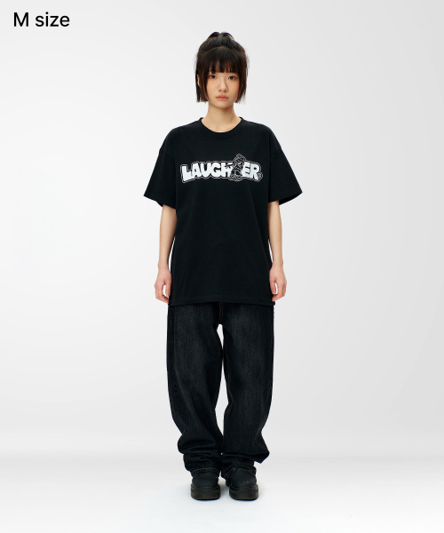 LAUGHER（ラファー）の「ラッパーシグネチャーロゴTシャツ - ブラック（Tシャツ/カットソー・レディース・その他・MEDIUM/LARGE/X-LARGE）」の7枚目の写真