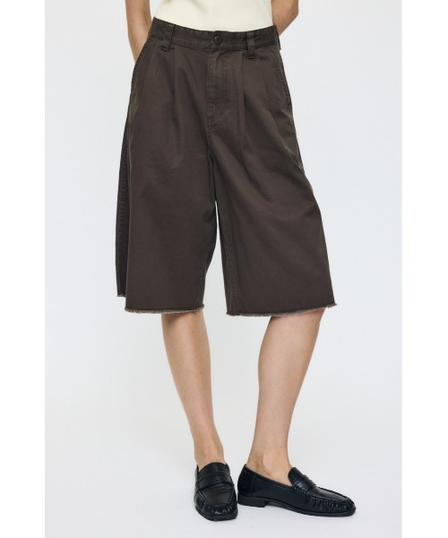 MOUSSY(マウジー)の「MILITARY WIDE CROPPED パンツ(その他パンツ・レディース・グリーン系その他2/ブラウン・2/1)」の3枚目の写真