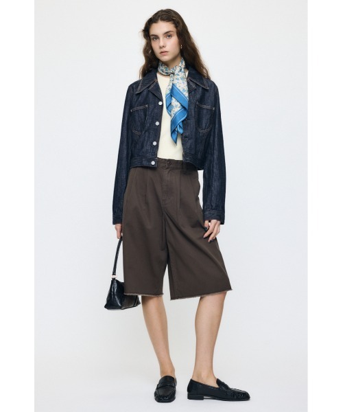 MOUSSY(マウジー)の「MILITARY WIDE CROPPED パンツ(その他パンツ・レディース・グリーン系その他2/ブラウン・2/1)」の4枚目の写真