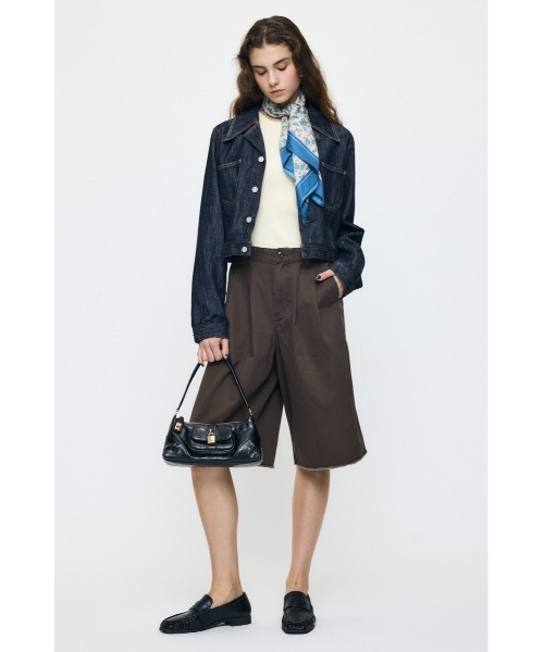 MOUSSY(マウジー)の「MILITARY WIDE CROPPED パンツ(その他パンツ・レディース・グリーン系その他2/ブラウン・2/1)」の5枚目の写真
