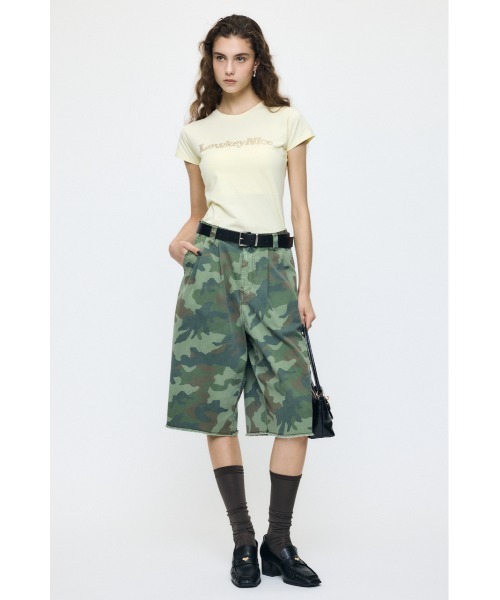 MOUSSY(マウジー)の「MILITARY WIDE CROPPED パンツ(その他パンツ・レディース・グリーン系その他2/ブラウン・2/1)」の11枚目の写真