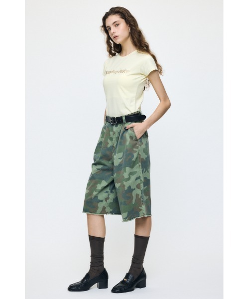 MOUSSY(マウジー)の「MILITARY WIDE CROPPED パンツ(その他パンツ・レディース・グリーン系その他2/ブラウン・2/1)」の12枚目の写真