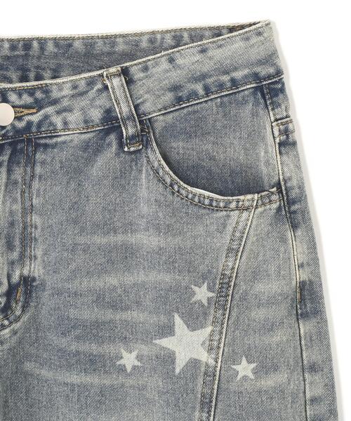 SIS（エスアイエス）の「SIS/エスアイエス/Star Denim（デニムパンツ・レディース・その他4・L/M）」の4枚目の写真