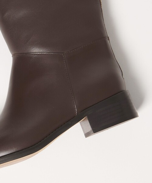 UNITED ARROWS（ユナイテッドアローズ）の「バックジップ ジョッキー ロングブーツ（ブーツ・レディース・ダークブラウン/ブラック・35/35h/36/36h/37/37h/38）」の22枚目の写真