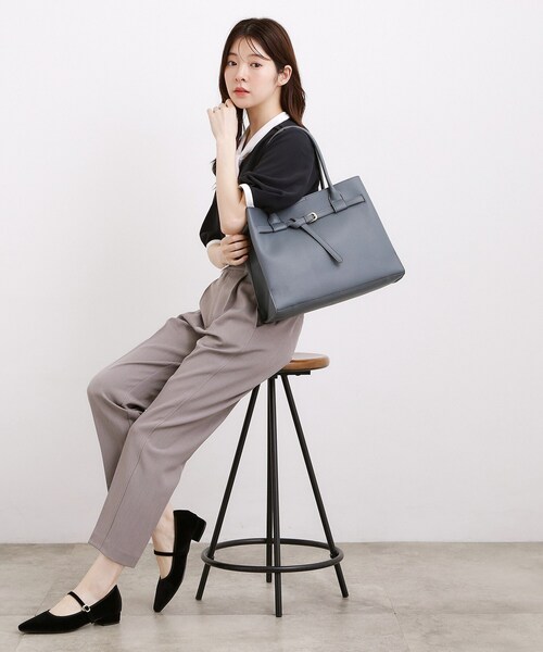 grove(グローブ)の「【人間工学】ベルト中仕切りA4トート(トートバッグ・レディース・ブラウン系その他/ブルー系その他/ブラック・00)」の19枚目の写真
