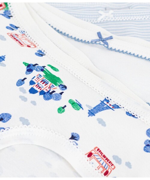 PETIT BATEAU(プチバトー)の「ハイウェスト プリントショーツ3枚組(ショーツ・キッズ・その他1・3YEAR/4YEAR/5YEAR)」の3枚目の写真