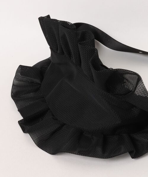 THEATRE PRODUCTS(シアタープロダクツ)の「【THEATRE PRODUCTS】メッシュフリルラウンドショルダーバッグ Mサイズ SPD(ショルダーバッグ・レディース・グレー/ブルー/ブラック/ベージュ/ネイビー・FREE)」の17枚目の写真