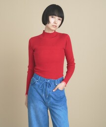 cloenc | 【WEB限定カラーあり】Relaxy Rich シルクカシミヤ混 モックネック ニット(ニット/セーター)