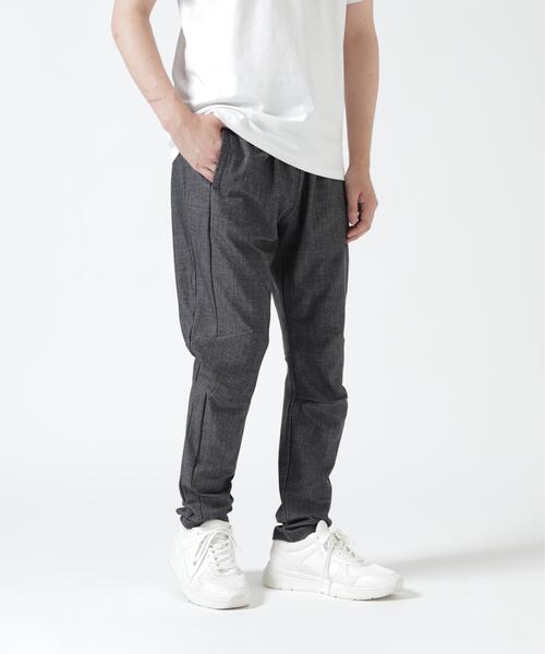 piuoro(ピウオッロ)の「PIUORO(ピウオロ) SWITCHING DENIM PRINT PANTS(その他パンツ・メンズ・ブラック系その他/インディゴブルー・5/2/3/4)」の1枚目の写真