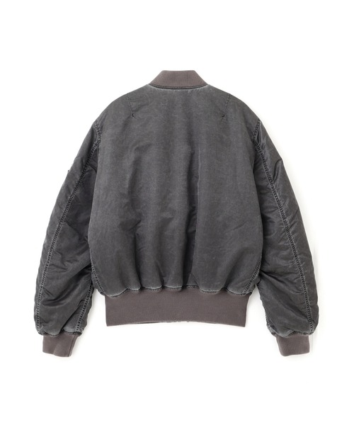Alpha Industries(アルファインダストリーズ)の「Alpha Industries/アルファ インダストリーズ/MA-1 HERITAGE FIT FLIGHT JACKET (BATTLEWASH)/MA-1 ヘリテージフィット フライトジャケット バトルウォッシュ(MA-1・メンズ・セージグリーン/ブラック・2XL/XL/L/M/S/XS)」の11枚目の写真
