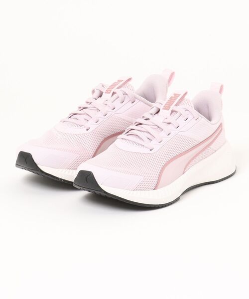 PUMA(プーマ)の「PUMA プーマ FLYER LITE 4 レディーススニーカー ランニングシューズ(フライヤーライト4) 313499(スニーカー・レディース・ピンク/ブラック×ホワイト・22.5cm/23.0cm/23.5cm/24.0cm/24.5cm/25.0cm)」の2枚目の写真