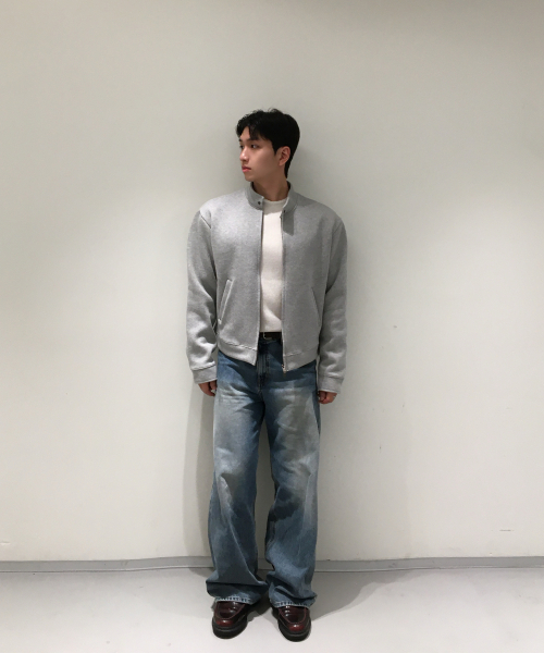 SENTAIR（センテア）の「バイカージャケット 2カラー（ブルゾン・メンズ・ブラック/ライトグレー・MEDIUM/LARGE）」の6枚目の写真