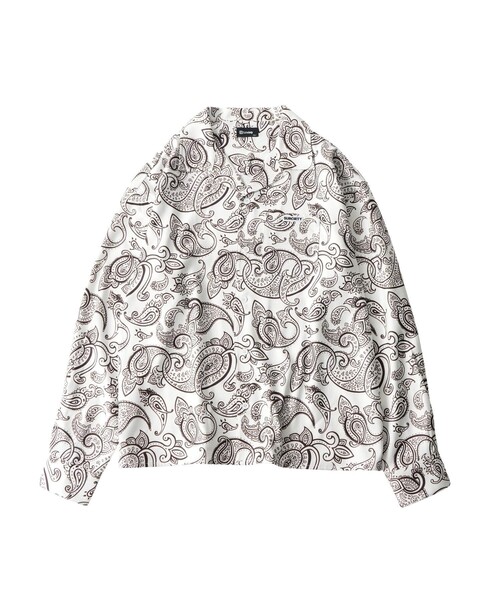 Subciety（サブサエティ）の「Paisley open collar shirt（シャツ/ブラウス・メンズ・ブラウン/ブラック/ホワイト・S/M/L/XL）」の4枚目の写真