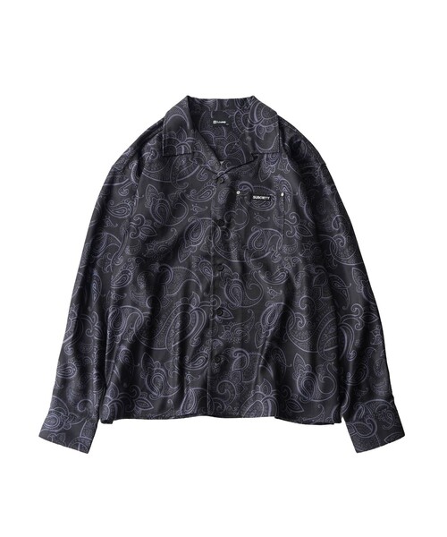 Subciety（サブサエティ）の「Paisley open collar shirt（シャツ/ブラウス・メンズ・ブラウン/ブラック/ホワイト・S/M/L/XL）」の9枚目の写真