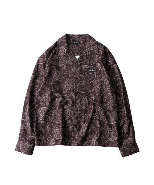 Subciety（サブサエティ）の「Paisley open collar shirt（シャツ/ブラウス・メンズ・ブラウン/ブラック/ホワイト・S/M/L/XL）」の12枚目の写真