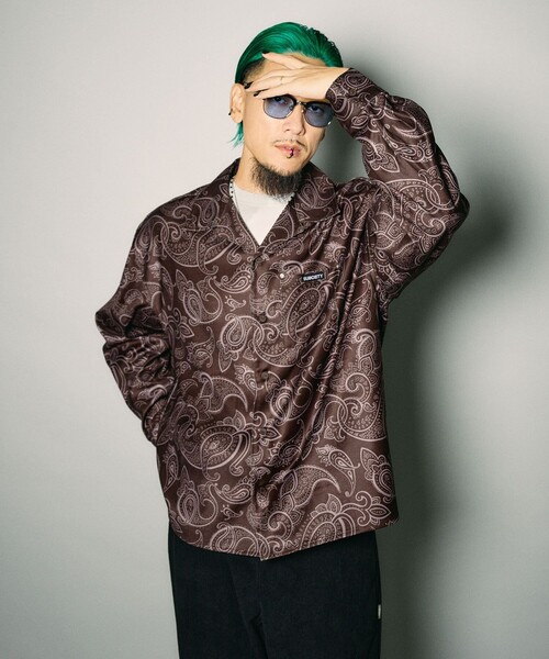 Subciety（サブサエティ）の「Paisley open collar shirt（シャツ/ブラウス・メンズ・ブラウン/ブラック/ホワイト・S/M/L/XL）」の14枚目の写真