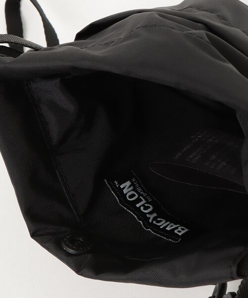 BAICYCLON by Bagjack(バイシクロン バイ バグジャック)の「BAICYCLON by Bagjack/バイシクロン バイ バッグジャック/MINI DRAWSTRING BAG(ショルダーバッグ・メンズ・ブラック・F)」の4枚目の写真