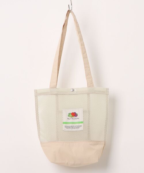 FRUIT OF THE LOOM(フルーツオブザルーム)の「【FRUIT OF THE LOOM】FTL EX MESH TOTEBAG M(トートバッグ・メンズ・ミント/ブラック/イエロー/ネイビー/ベージュ・FREE)」の3枚目の写真