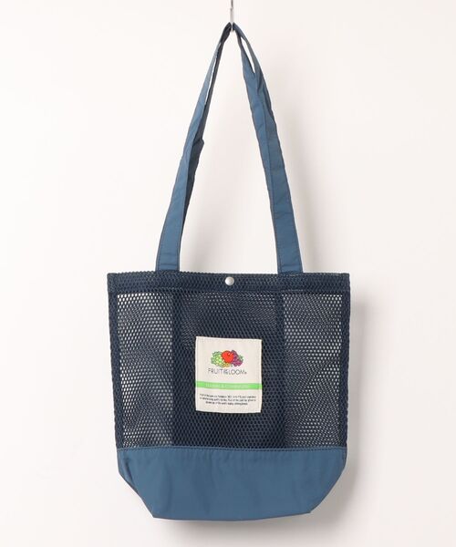 FRUIT OF THE LOOM(フルーツオブザルーム)の「【FRUIT OF THE LOOM】FTL EX MESH TOTEBAG M(トートバッグ・メンズ・ミント/ブラック/イエロー/ネイビー/ベージュ・FREE)」の5枚目の写真