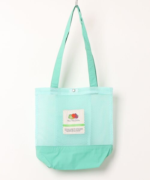 FRUIT OF THE LOOM(フルーツオブザルーム)の「【FRUIT OF THE LOOM】FTL EX MESH TOTEBAG M(トートバッグ・メンズ・ミント/ブラック/イエロー/ネイビー/ベージュ・FREE)」の4枚目の写真