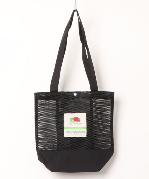 FRUIT OF THE LOOM(フルーツオブザルーム)の「【FRUIT OF THE LOOM】FTL EX MESH TOTEBAG M(トートバッグ・メンズ・ミント/ブラック/イエロー/ネイビー/ベージュ・FREE)」の2枚目の写真