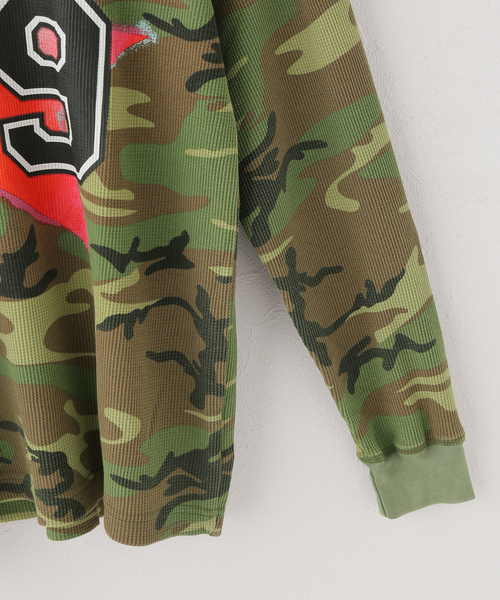 OBEY（オベイ）の「【OBEY / オベイ】VARSITY STAR THERMAL（Tシャツ/カットソー・レディース・カーキ・SMALL）」の3枚目の写真