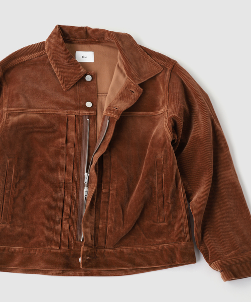 ETAT(エタ)の「ETAT / エタ TYPE 004 COMMON JACKET SOFT CORDUROY BRIGHT BROWN(ブルゾン・メンズ・ブラウン・50/46/44)」の5枚目の写真