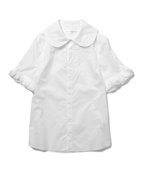 「BEAMS BOY」 「TORI-TO」ドルマンスリーブブラウス ONE SIZE ホワイト レディース Amazon | [ビームスボーイ] シャツ TORI-TO 別注 チャイナ
