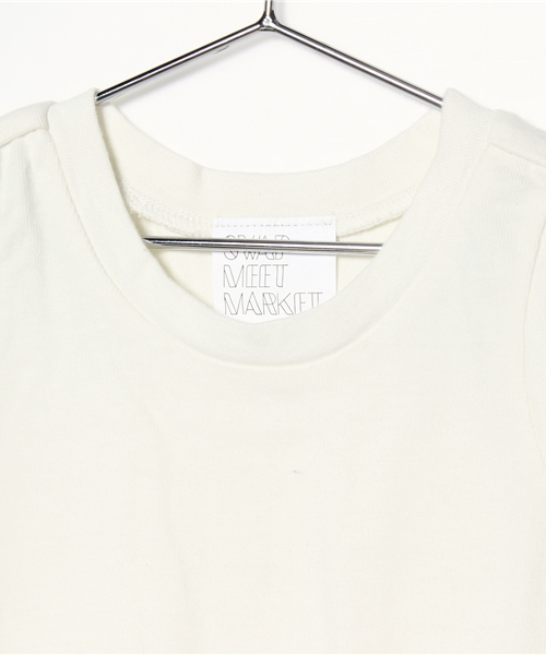 SWAP MEET MARKET（スワップミートマーケット）の「ロングタンクトップ（タンクトップ・キッズ・ホワイト/ピンク・140/100/120/90/110/130）」の4枚目の写真