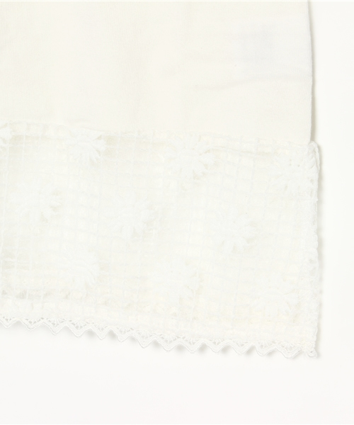 SWAP MEET MARKET（スワップミートマーケット）の「ロングタンクトップ（タンクトップ・キッズ・ホワイト/ピンク・140/100/120/90/110/130）」の6枚目の写真