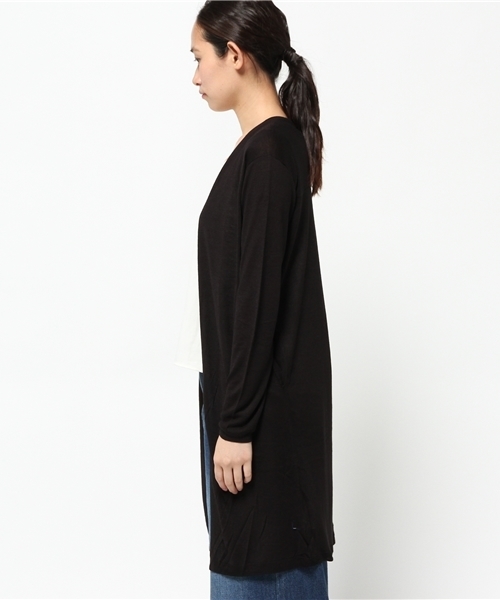 LIMITLESS LUXURY(リミットレスラグジュアリー)の「ビアンコタコカーディガン◆(カーディガン/ボレロ・レディース・グレー/ラスタ/ブラック/ベージュ・FREE)」の6枚目の写真