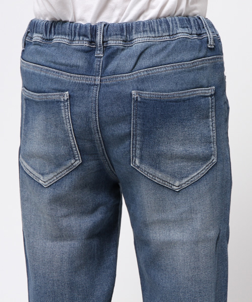 VENCEEXCHANGE(ヴァンスエクスチェンジ)の「裾リブジョグデニム(デニムパンツ・メンズ・ブルー/ダークネイビー・LARGE/SMALL/MEDIUM)」の7枚目の写真
