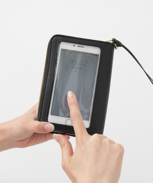 Casselini（キャセリーニ）の「UR SELECT ケータイwallet　（スマホケース/カバー・レディース・ブラック/シルバー・FREE）」の9枚目の写真