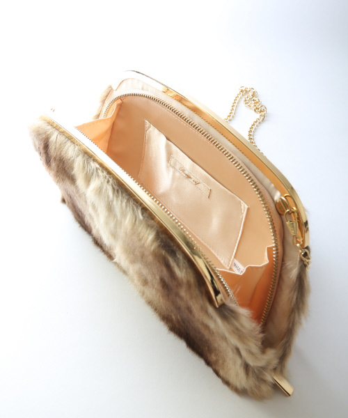 Rouge vif（ルージュヴィフ）の「ﾌｧｰｸﾗｯﾁ（クラッチバッグ・レディース・ベージュ・FREE）」の8枚目の写真