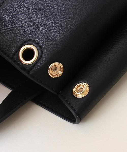 coen（コーエン）の「カラー2WAYショルダーバッグ（ショルダーバッグ・レディース・ブラック/ライトグレー/ダークブラウン/レッド・FREE）」の19枚目の写真