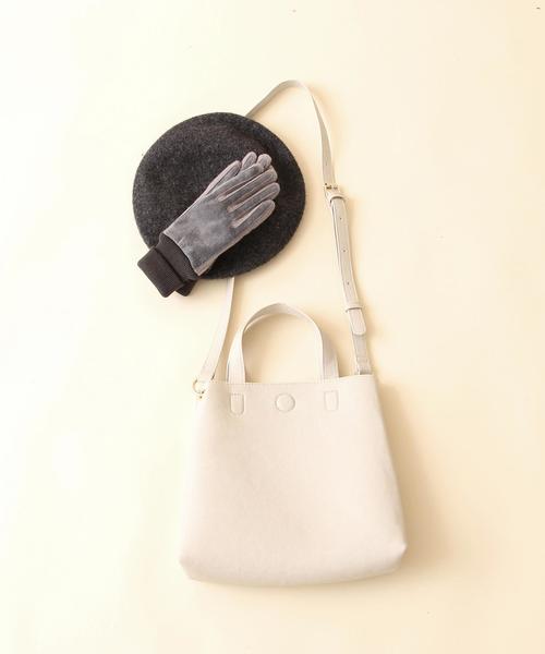 coen（コーエン）の「カラー2WAYショルダーバッグ（ショルダーバッグ・レディース・ブラック/ライトグレー/ダークブラウン/レッド・FREE）」の22枚目の写真