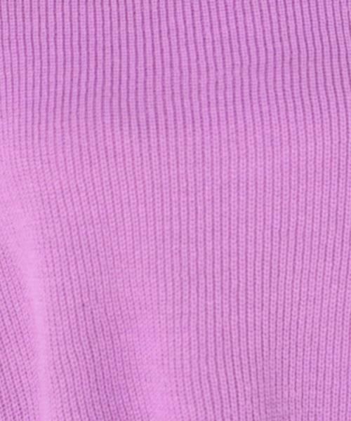 Another Edition（アナザーエディション）の「カタアゼフレッシュカラーニット/AEMBC ｶﾀｱｾﾞ FRESH ｶﾗｰ PO◆（ニット/セーター・レディース・オフホワイト/ブラック/イエロー/パープル・FREE）」の19枚目の写真