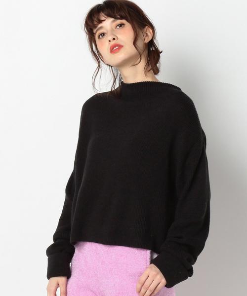 Another Edition（アナザーエディション）の「カタアゼフレッシュカラーニット/AEMBC ｶﾀｱｾﾞ FRESH ｶﾗｰ PO◆（ニット/セーター・レディース・オフホワイト/ブラック/イエロー/パープル・FREE）」の11枚目の写真