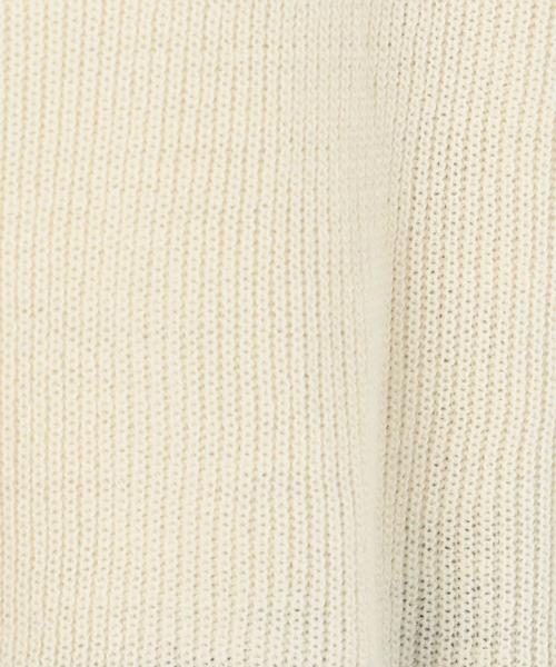 Another Edition（アナザーエディション）の「カタアゼフレッシュカラーニット/AEMBC ｶﾀｱｾﾞ FRESH ｶﾗｰ PO◆（ニット/セーター・レディース・オフホワイト/ブラック/イエロー/パープル・FREE）」の13枚目の写真